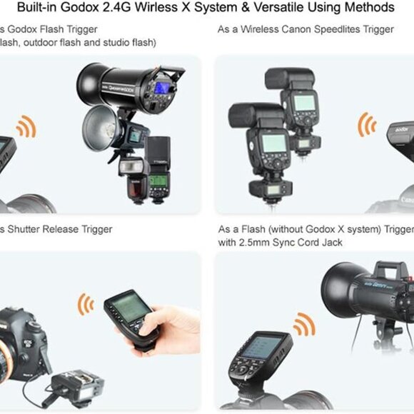 Godox XPro-C TTL Wireless Flash Trigger Transmitter 2.4G X System HSS 1/8000s Fo - Picture 3 of 10